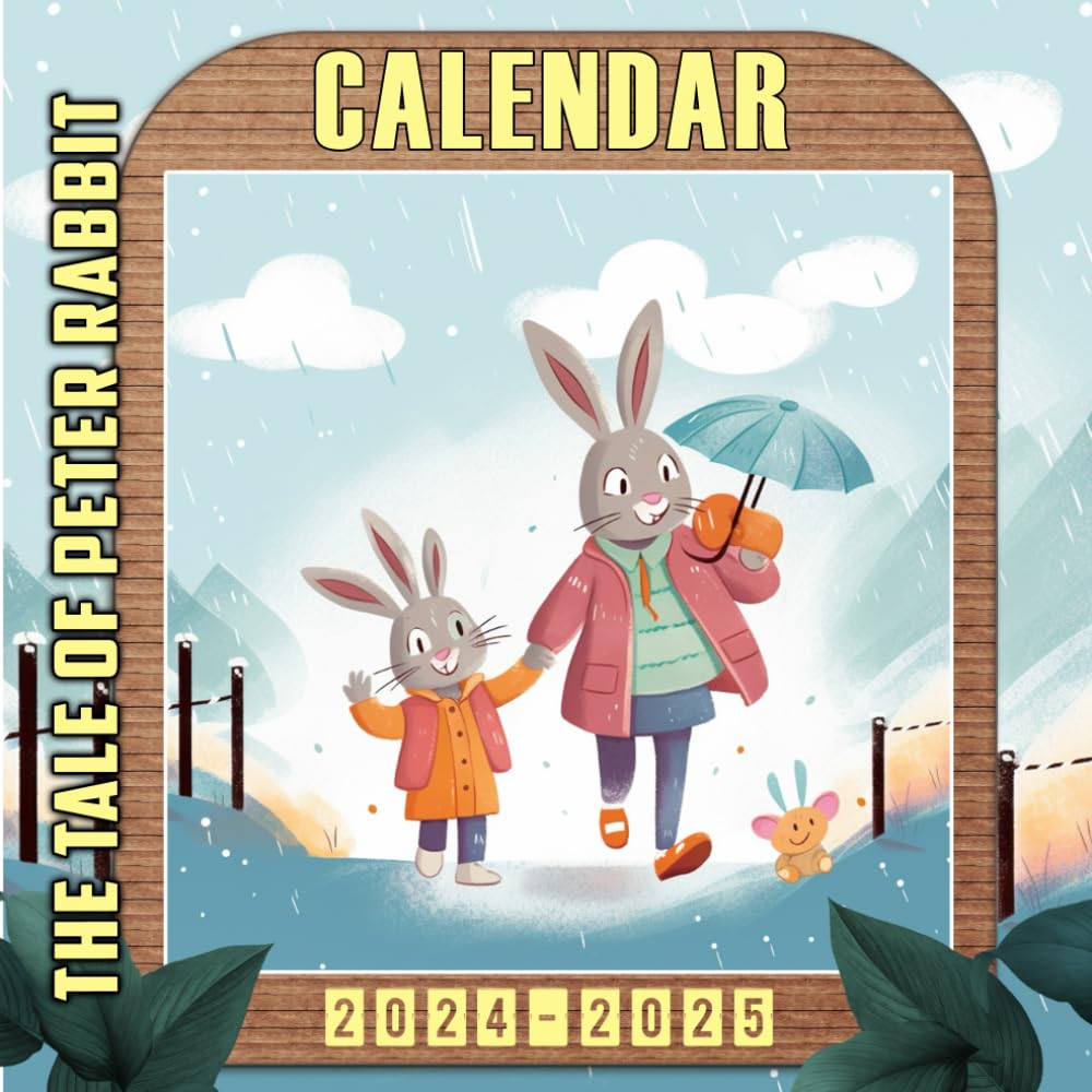 Peter Rabbit Calendar 2025 Archer Faith