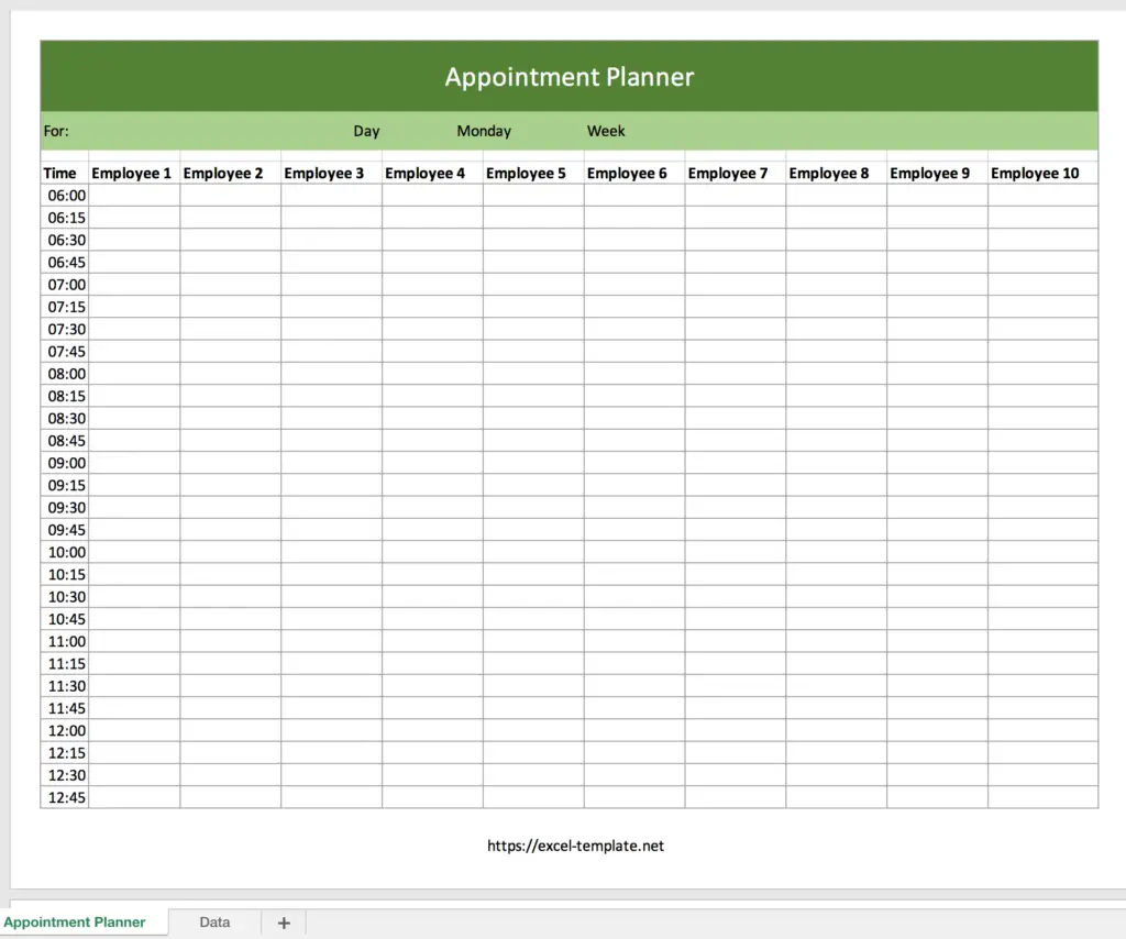 Salon Appointment Template Free Download
