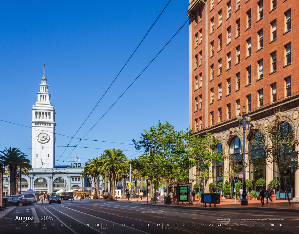 San Francisco 2025 Calendar Starla C Gregoire