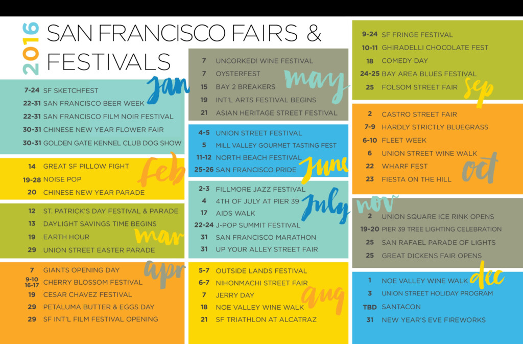 San Francisco 2025 Calendar Starla C Gregoire