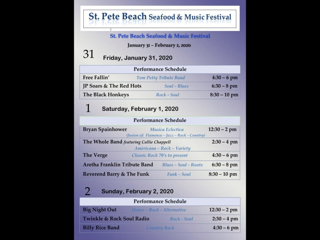 St Pete Beach Calendar Of Events 2023 New Amazing Incredible Seaside 