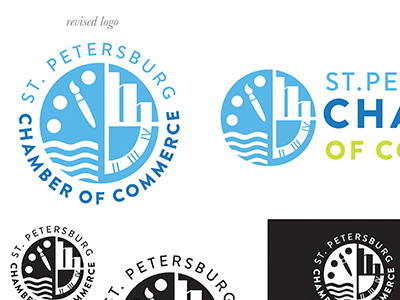 St Pete Chamber Of Commerce First Draft By The Lovely Lyss On Dribbble