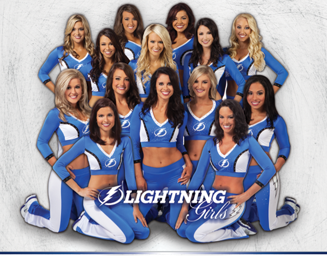 Tampa Bay Lightning Cheerleaders Tampa Bay Lightning Lightning 