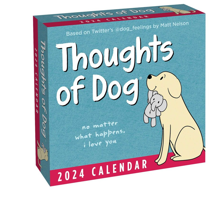Thoughts Of Dog Calendar 2024 Calendar Black 2024
