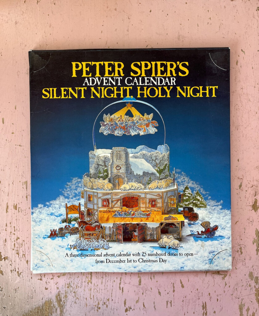 Vintage Peter Spier Advent Calendar Adorable 1980s Silent Etsy