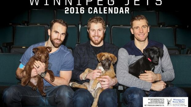 Winnipeg Jets Pose With Pets For Fundraising Calendar CBC News